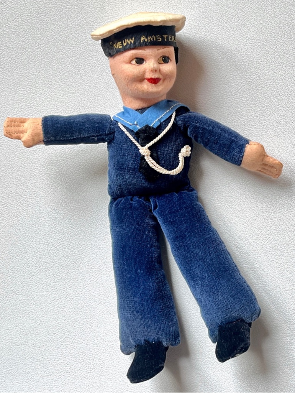 Norah Wellings Sailor Doll Jollyboy Cloth Doll 1930s 1940s “Nieuw Amsterdam”